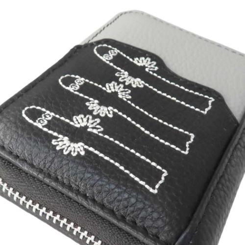 ムーミン 小銭入れ＆カード入れ 本革カードポーチ ニョロニョロ 北欧 キャラクター グッズ