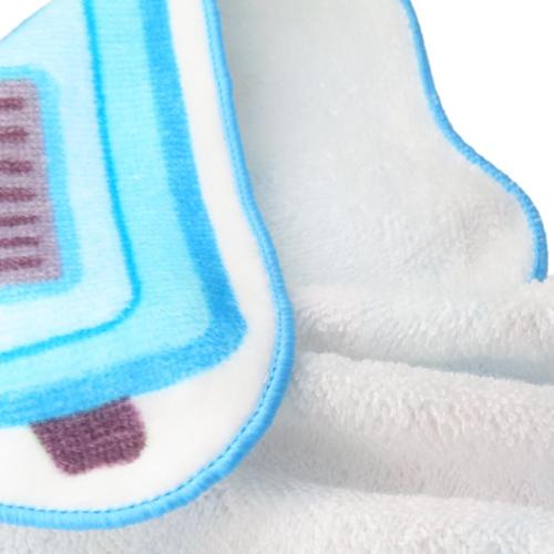 ラッピー ミニタオル ダイカットハンドタオル ブルー キャラクター グッズ メール便可