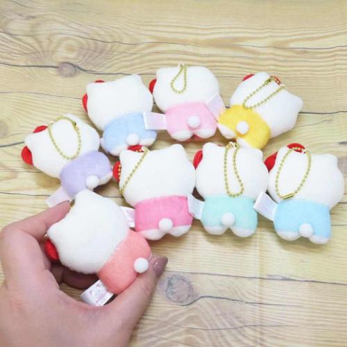 サンリオxもちぱん マスコット イニシャルマスコットキーホルダー ハローキティ S キャラクター グッズ メール便可