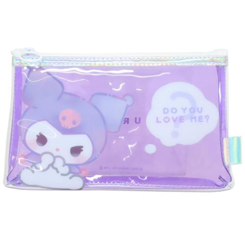 クロミ ペンポーチ クリアフラットペンケース サンリオ キャラクター グッズ