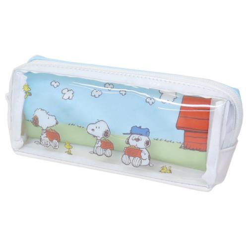 スヌーピー ペンポーチ ツインファスナーペンケース ブラザーズ ピーナッツ キャラクター グッズ