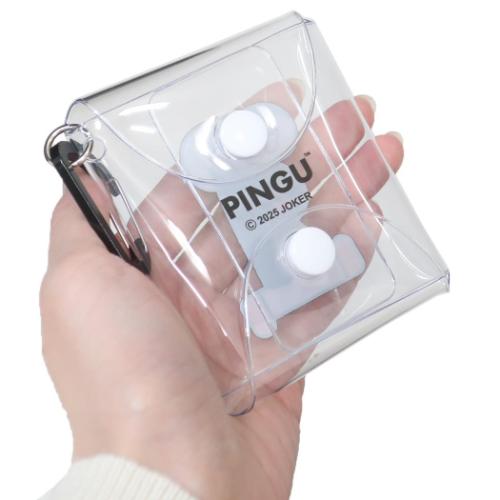 PINGUx松本セイジ ミニポーチ クリアマルチケースSS キャラクター グッズ メール便可