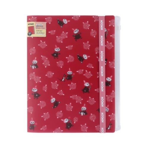 ムーミン ポケットファイル ゴムバンド付クリアファイル5P＋F MU25SS リトルミイ 北欧 キャラクター グッズ