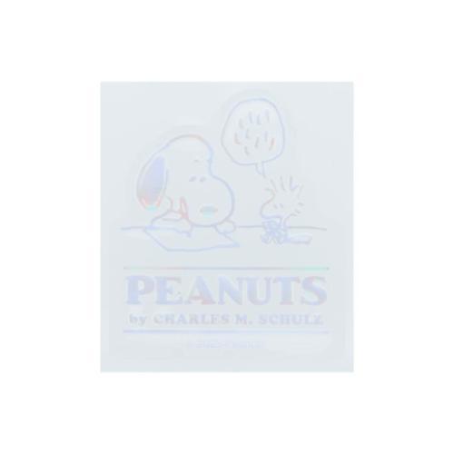スヌーピー ダイカットシール エンボスステッカー PNAT11 レター ピーナッツ キャラクター グッズ メール便可