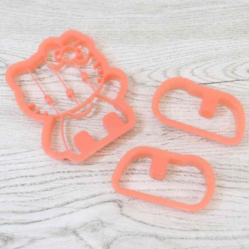 ハローキティ 製菓用品 立体クッキー抜き型 おやつタイム サンリオ キャラクター グッズ メール便可