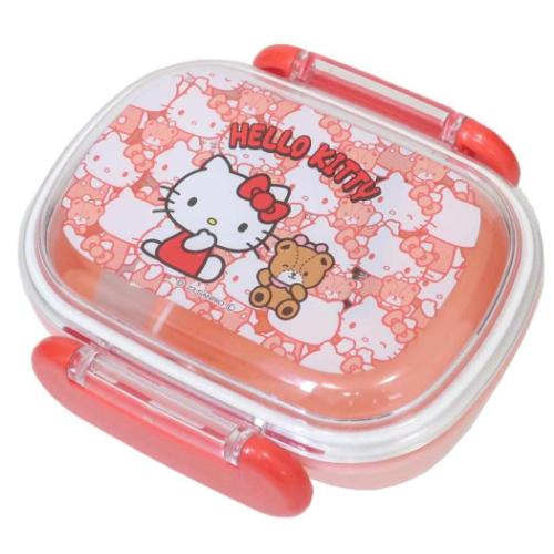 ハローキティ お弁当箱 抗菌食洗器対応ふわっとフタタイトランチボックス 270ml うしろうしろ サンリオ キャラクター グッズ