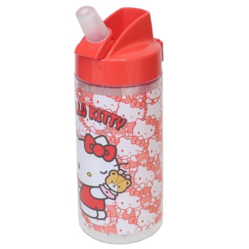 ハローキティ 水筒 キッズストローボトル 500ml うしろうしろ サンリオ キャラクター グッズ