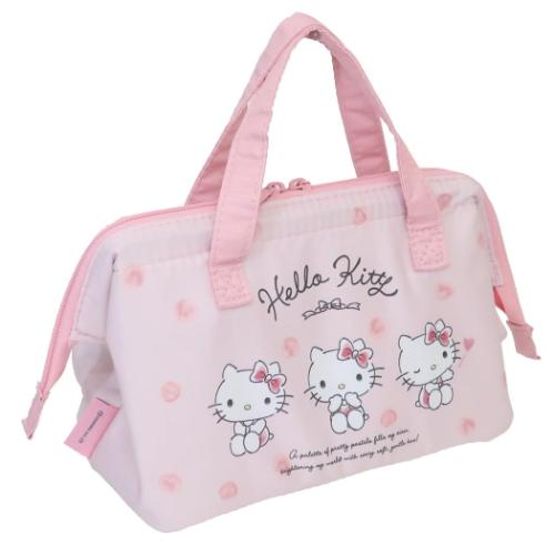 ハローキティ ランチバッグ がま口型ランチバッグ M 水彩コスメ サンリオ キャラクター グッズ メール便可