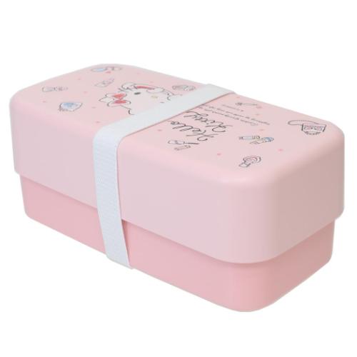 ハローキティ スプーン＆フォーク付きお弁当箱 カトラリー付ランチボックス2段 1000ml 水彩コスメ サンリオ キャラクター グッズ