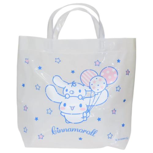 シナモロール プールバッグ PVCバッグ シロ サンリオ キャラクター グッズ メール便可