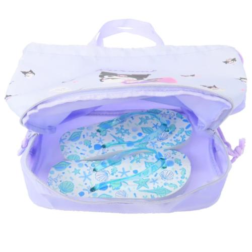クロミ プールバッグ 2層ナップサック パープル サンリオ キャラクター グッズ