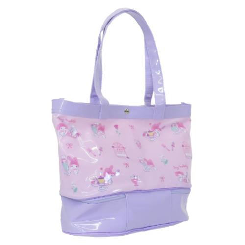 マイメロディ プールバッグ 2層トートバッグ パープル サンリオ キャラクター グッズ
