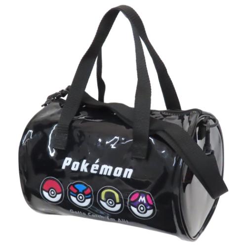 ポケットモンスター プールバッグ ロールボストン クロ モンスターボール ポケモン キャラクター グッズ