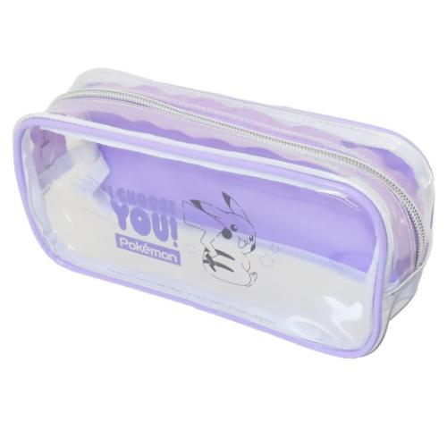 ポケットモンスター ペンケース スクエアポーチ パープル ポケモン キャラクター グッズ