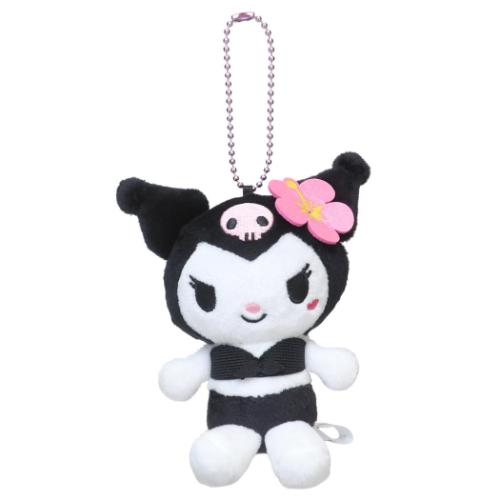 クロミ マスコット ミニぬいぐるみボールチェーン 水着 サンリオ キャラクター グッズ