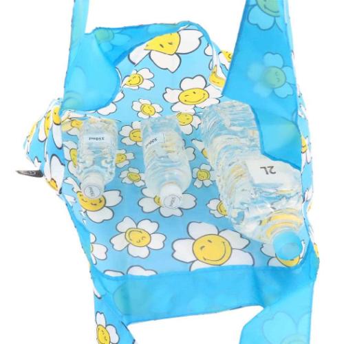 SMILEY エコバッグ Bag JP Flowers Aquarius LOQI ローキー お買い物バッグ グッズ メール便可