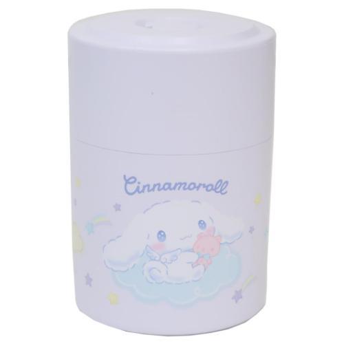 シナモロール 保存容器 プッシュボタン付き密封保存容器 520ml 星空 サンリオ キャラクター グッズ