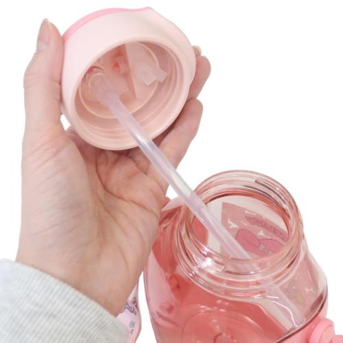 マイメロディ 水筒 ワンプッシュストローボトル うしろうしろ サンリオ キャラクター グッズ