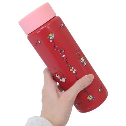 マイメロディ 保温保冷水筒 八角形ステンレスボトル 500ml フラワーレトロ サンリオ キャラクター グッズ