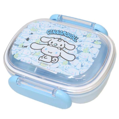 シナモロール お弁当箱 抗菌食洗機対応ふわっとフタタイトランチボックス 270ml うしろうしろ サンリオ キャラクター グッズ