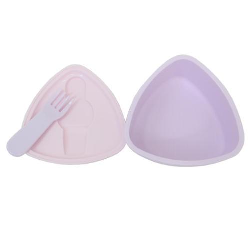 クロミ お弁当箱 抗菌三角おにぎりランチボックス＆ケース ビッグリボン サンリオ キャラクター グッズ