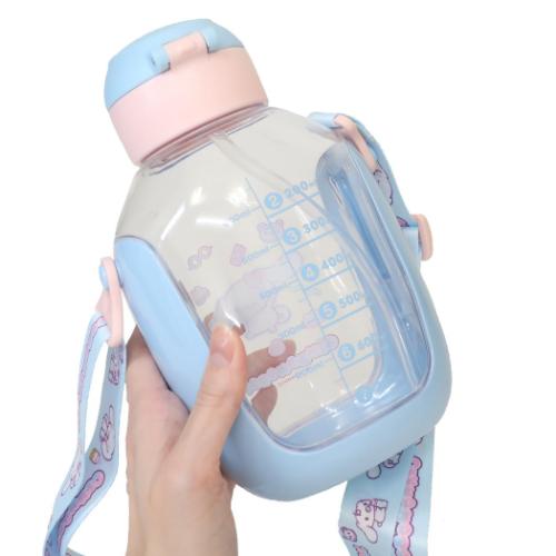 シナモロール 水筒 ワンプッシュストローボトル マシュグミ サンリオ キャラクター グッズ