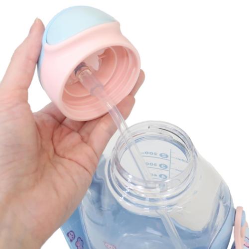 シナモロール 水筒 ワンプッシュストローボトル マシュグミ サンリオ キャラクター グッズ