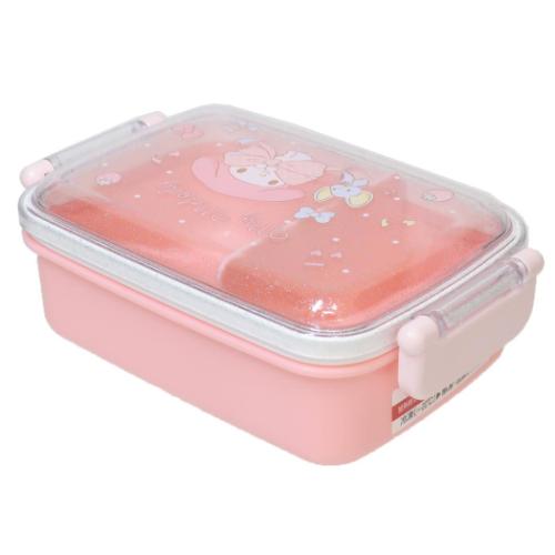 マイメロディ お弁当箱 抗菌食洗機対応ふわっとフタタイトランチボックス 450ml ビッグリボン サンリオ キャラクター グッズ