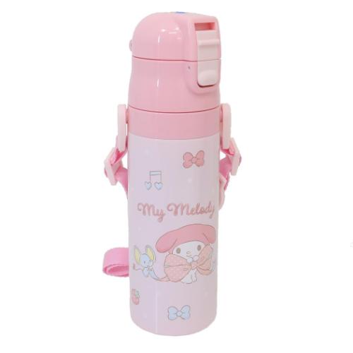 マイメロディ 保温保冷水筒 超軽量コンパクト2WAYステンレスボトル ビッグリボン サンリオ キャラクター グッズ