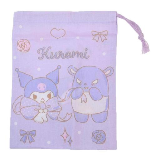 クロミ 巾着袋 コップ袋 ビッグリボン サンリオ キャラクター グッズ メール便可