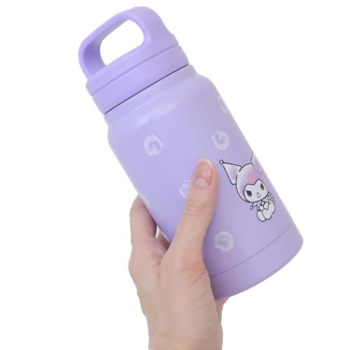 クロミ 保温保冷水筒 スクリューハンドル付マグボトル 350ml 水彩コスメ サンリオ キャラクター グッズ
