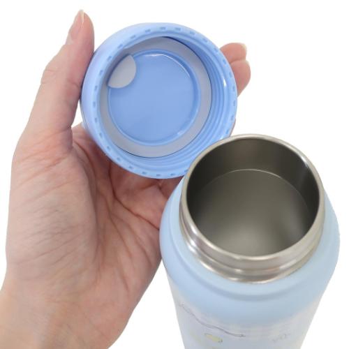 シナモロール 保温保冷水筒 スクリューハンドル付マグボトル 500ml ふわふわぬいぐるみハグ サンリオ キャラクター グッズ