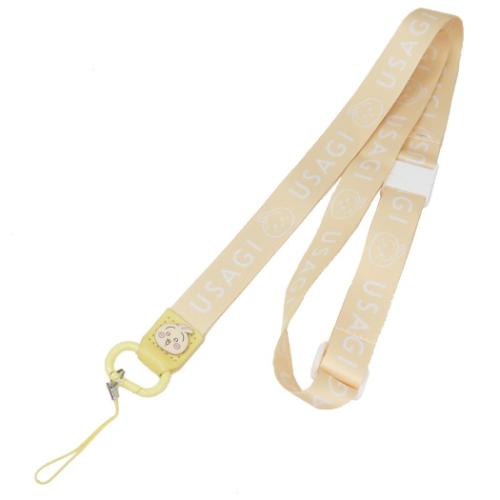 ちいかわ ネックストラップ ネックピース うさぎ キャラクター グッズ メール便可