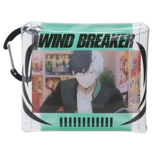 WIND BREAKER ミニポーチ クリアマルチケースSS グリーン アニメキャラクター グッズ メール便可