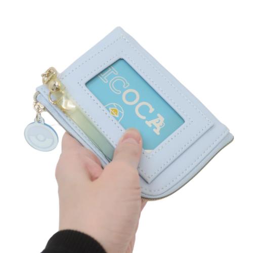 ポケットモンスター 小銭入れ＆パスケース メッシュデイリーパスケース グラデーション BL ポケモン キャラクター グッズ メール便可