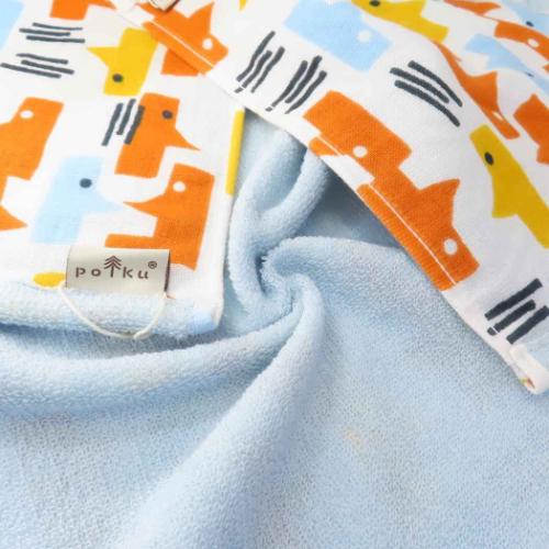 polku ポルク フェイスタオル ガーゼ 甘撚糸 パイル スキニータオル イースターアイランド おしゃれ グッズ メール便可