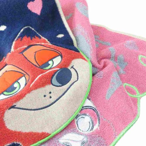 ズートピア ロングタオル 無撚糸パイル フェイスタオル ズートピア ディズニー キャラクター グッズ メール便可