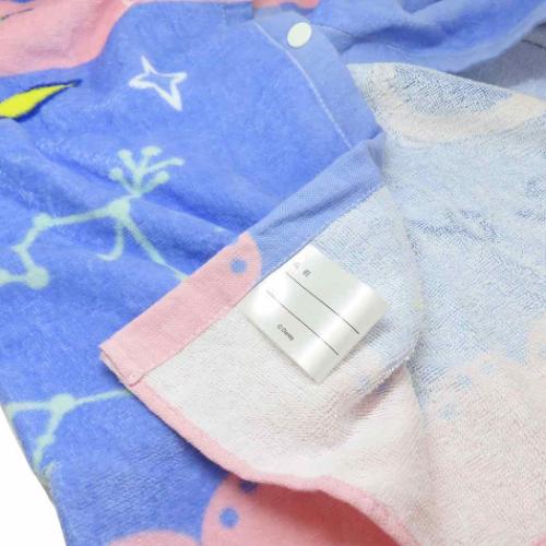 ミニーマウス ラップタオル 80丈マキタオル 80cm丈巻き巻きタオル コスモフリル ディズニー キャラクター グッズ