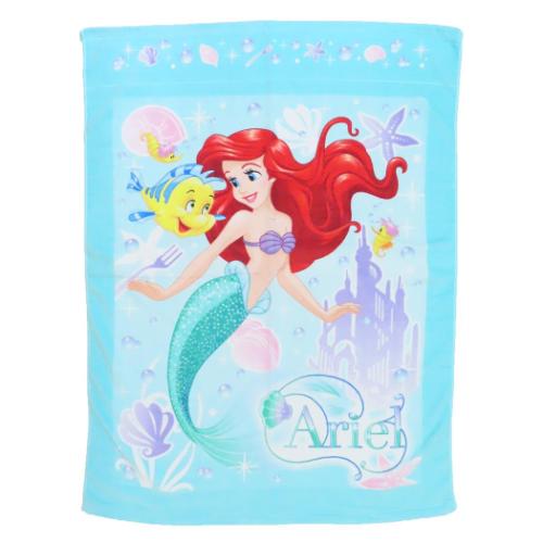 リトルマーメイド キッズタオルケット お昼寝ケット スパークリングシー ディズニープリンセス キャラクター グッズ