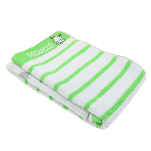 ポチャッコ ロングタオル 無撚糸パイルジャカード フェイスタオル オーガニックコットン プリティヒップポチャッコ サンリオ メール便可