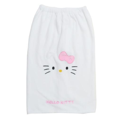 ハローキティ ラップタオル 80丈マイクロマキタオル 80cm丈巻き巻きマイクロタオル マイクロキティ サンリオ キャラクター グッズ