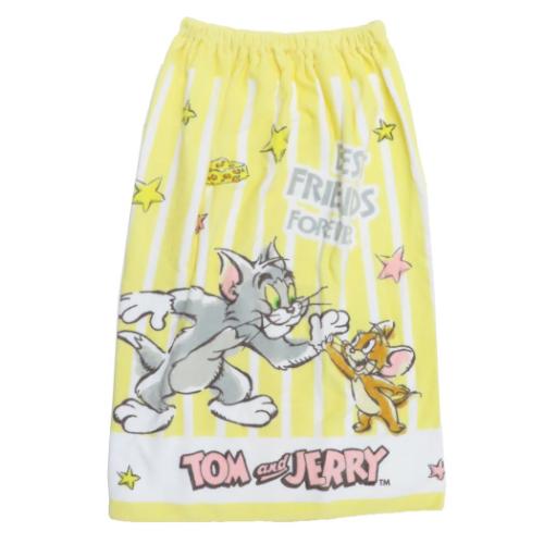 トムとジェリー ラップタオル 80丈マキタオル 80cm丈巻き巻きタオル ベストフレンズフォーエバー ワーナーブラザース