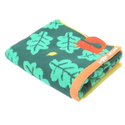 ドナウィルソン ロングタオル パイルジャカード フェイスタオル オーガニックコットン シリルのしっぽ おしゃれ グッズ メール便可