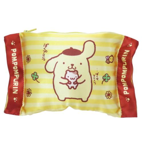 ポムポムプリン コスメポーチ ピローポーチ サンリオ キャラクター グッズ