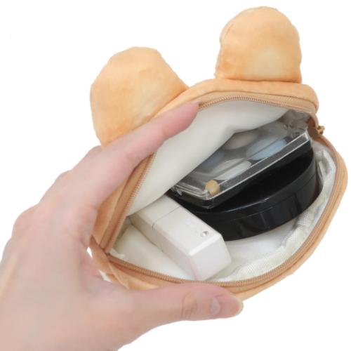 カナヘイの小動物 コスメポーチ パンモチーフポーチ うさぎ キャラクター グッズ メール便可