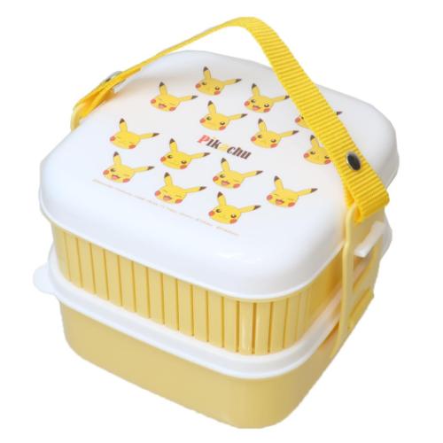 ポケットモンスター お弁当箱 2段ピクニックランチボックス ピカチュウ ポケモン キャラクター グッズ