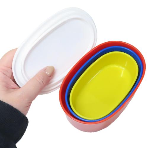 スーパーマリオ 保存容器 抗菌シール容器3Pセット キャラクター グッズ