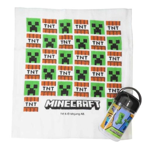 マインクラフト おしぼりセット 抗菌ケース付おしぼり Minecraft ゲームキャラクター グッズ