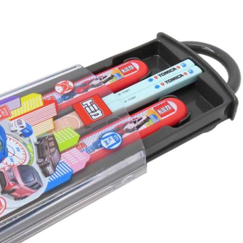 トミカ お箸＆フォーク＆スプーンセット 抗菌食洗対応スライドトリオセット TOMICA キャラクター グッズ メール便可