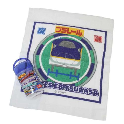 プラレール ミニタオル 抗菌ケース付おしぼり 25 鉄道 キャラクター グッズ